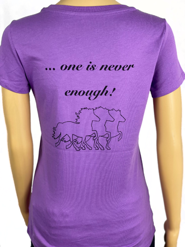 Damen T-Shirt "Mímir" - Lavender Purple - #Álfahestur-Organic
