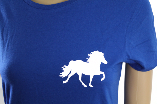 Damen T-Shirt "Eygló" in Royal Blau