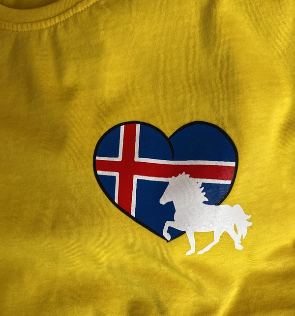 Damen T-Shirt "Freyja" in Sun Yellow
